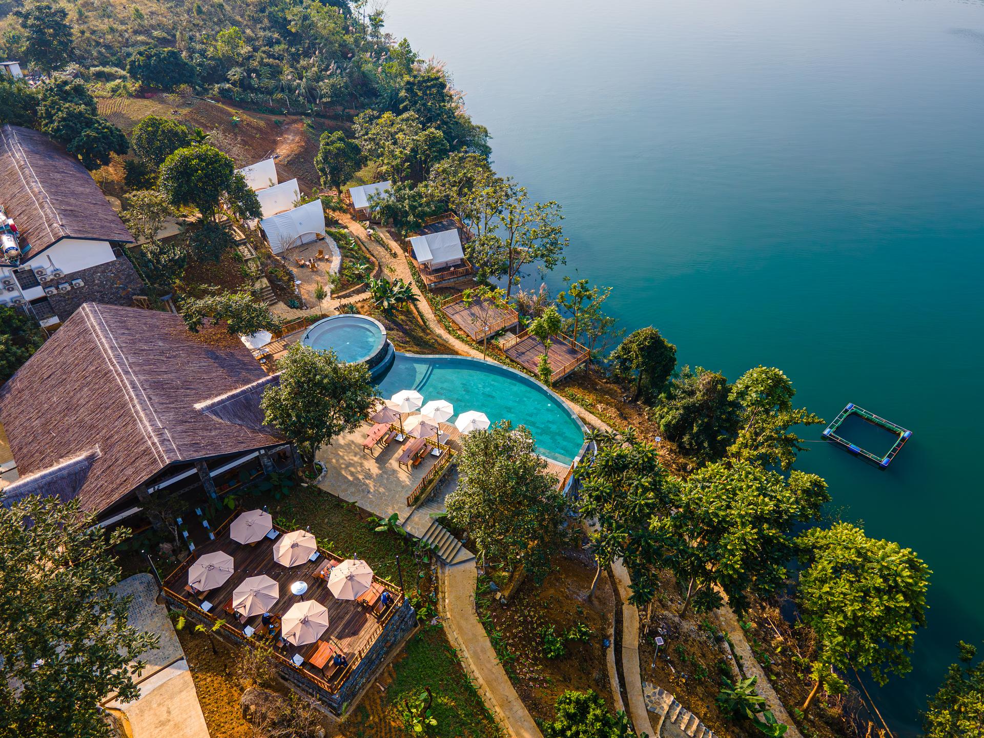 Vayang Retreat aerial view